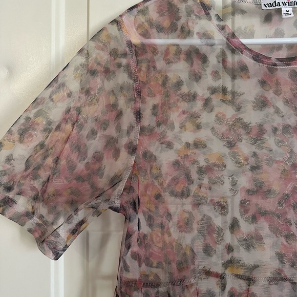 Sheer cheetah print dress size small - Picture 2 of 3